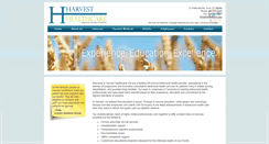 Desktop Screenshot of harvestcare.com