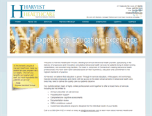 Tablet Screenshot of harvestcare.com